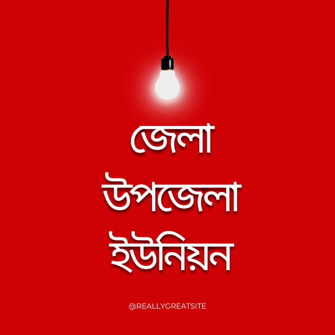 জেলা উপজেলা ইউনিয়ন